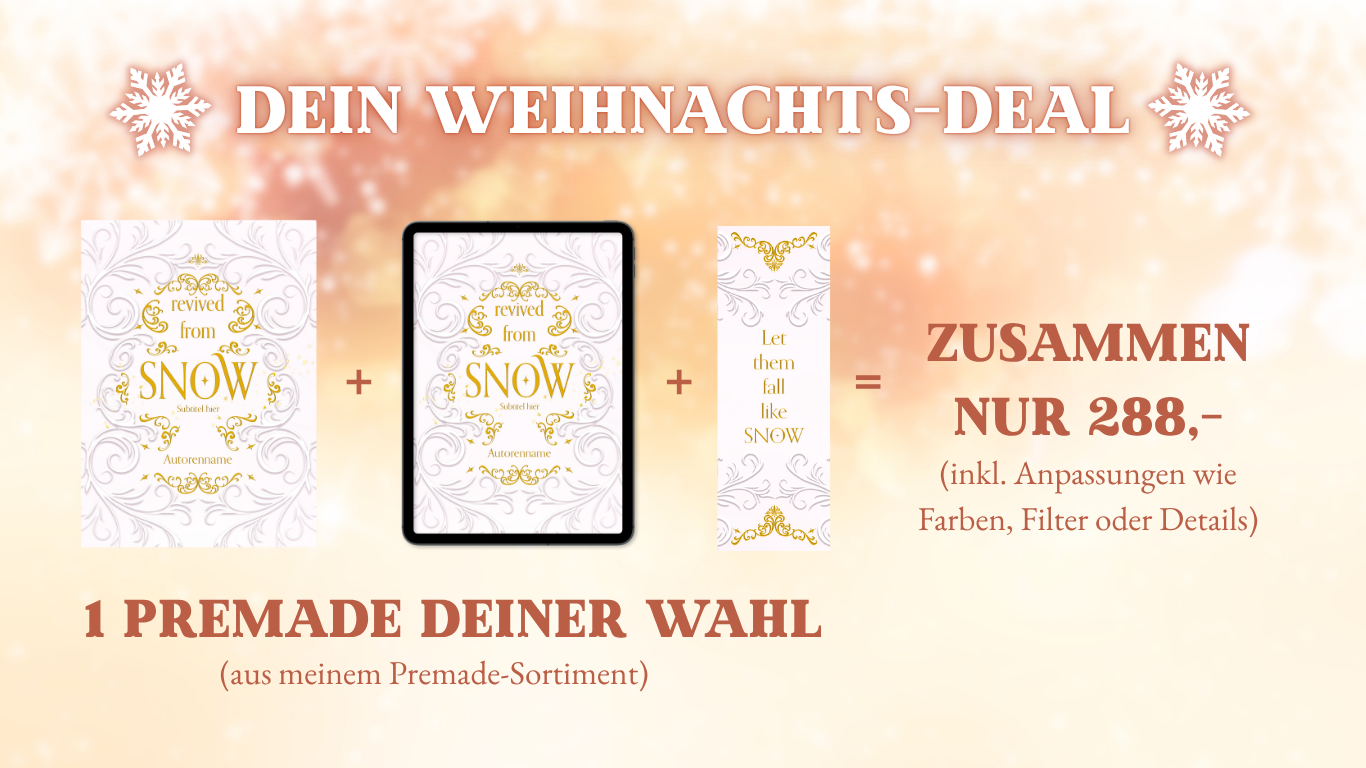 Weihnachts-Deal für Premade mit Print+EBook+Farbschnitt=288,-