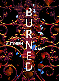 Buchcover Premade baroque orange blumig