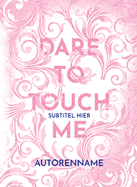 Buchcover Premade, große rosa Schrift mittig, teilweise umschlungen mit eleganten, floralen Locken. Gestaltung ist verspielt und doch modern zwischen rosa und weiß.